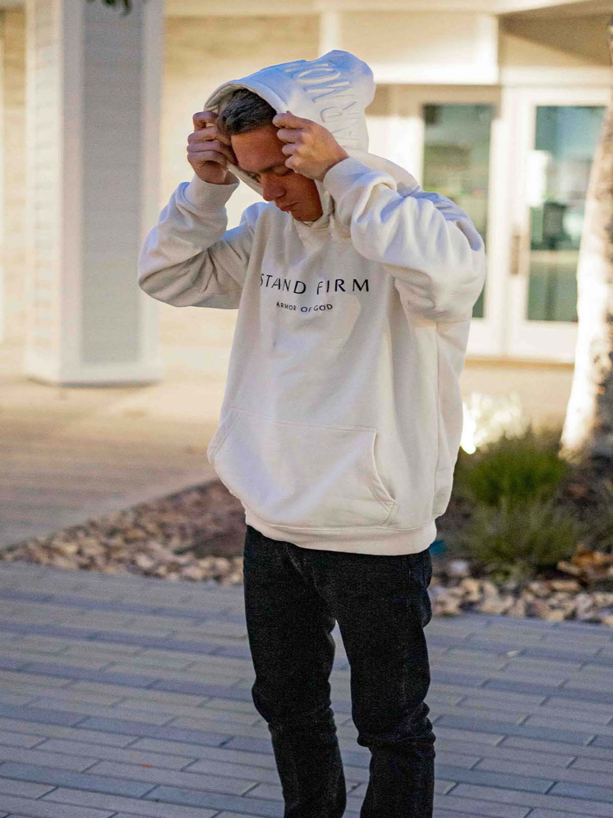 Armor of God Hoodie - Cream