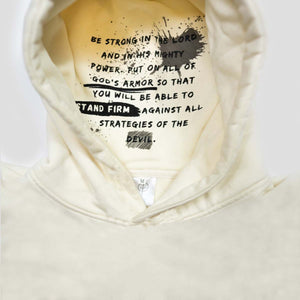 Armor of God Hoodie - Cream