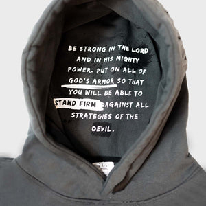Armor of God Hoodie - Granite Gray